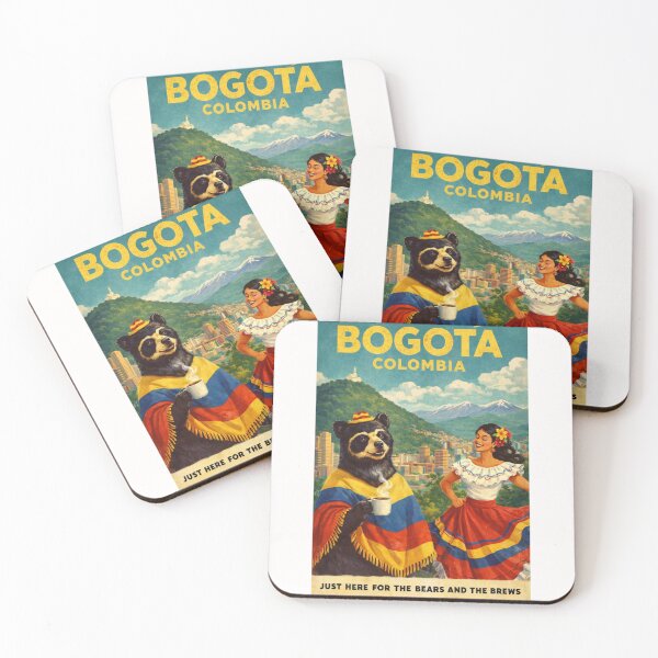 Item preview, Bogotá Colombia Andean Skyline with Monserrate and Bogotá Cityscape designed and sold by Places On Earth.