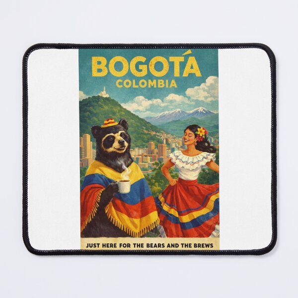 Item preview, Bogotá Colombia Andean Skyline with Monserrate and Bogotá Cityscape designed and sold by Places On Earth.