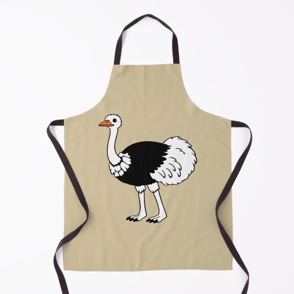 Item preview, Fun Ostrich Cartoon Illustration – Cute African Bird Graphic designed and sold by donwillisjrart.