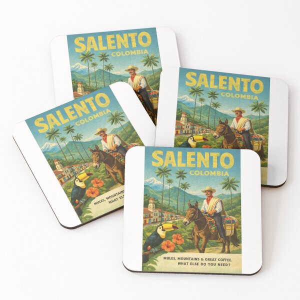 Item preview, Salento Colombia Cocora Valley Coffee Region and Quindío Andes designed and sold by Places On Earth.
