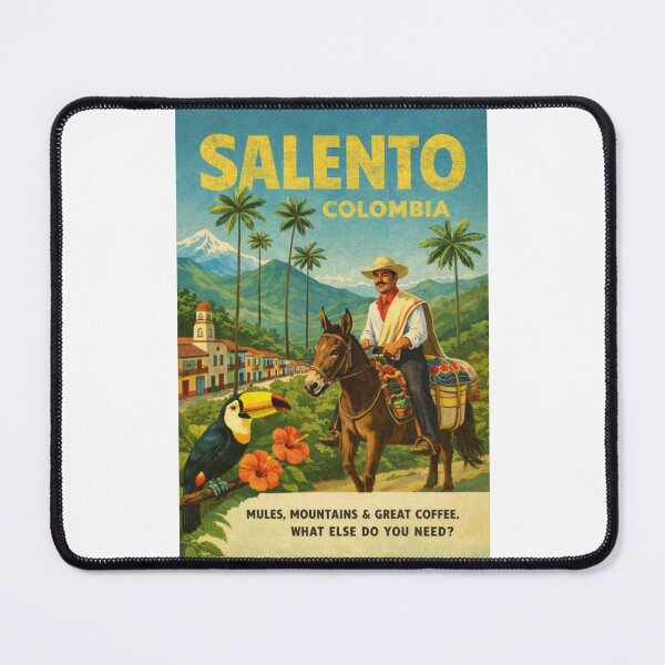 Item preview, Salento Colombia Cocora Valley Coffee Region and Quindío Andes designed and sold by Places On Earth.