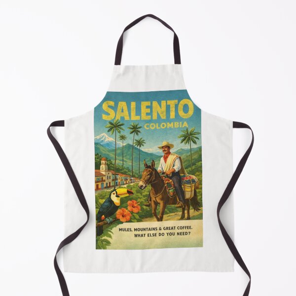 Item preview, Salento Colombia Cocora Valley Coffee Region and Quindío Andes designed and sold by Places On Earth.