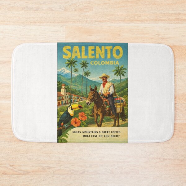 Item preview, Salento Colombia Cocora Valley Coffee Region and Quindío Andes designed and sold by Places On Earth.