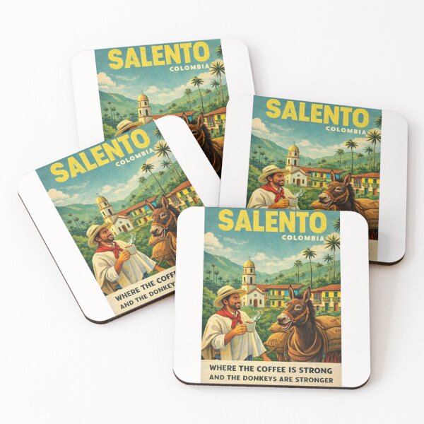 Item preview, Salento Colombia Quindío Coffee Region and Cocora Valley Landscape designed and sold by Places On Earth.