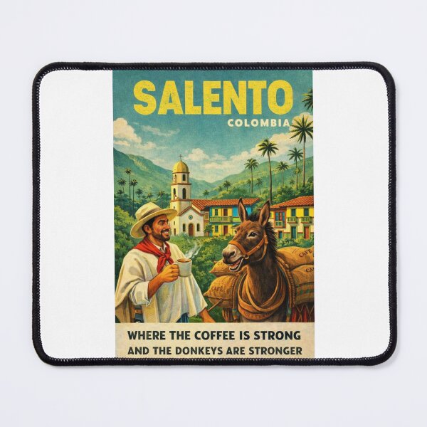 Item preview, Salento Colombia Quindío Coffee Region and Cocora Valley Landscape designed and sold by Places On Earth.