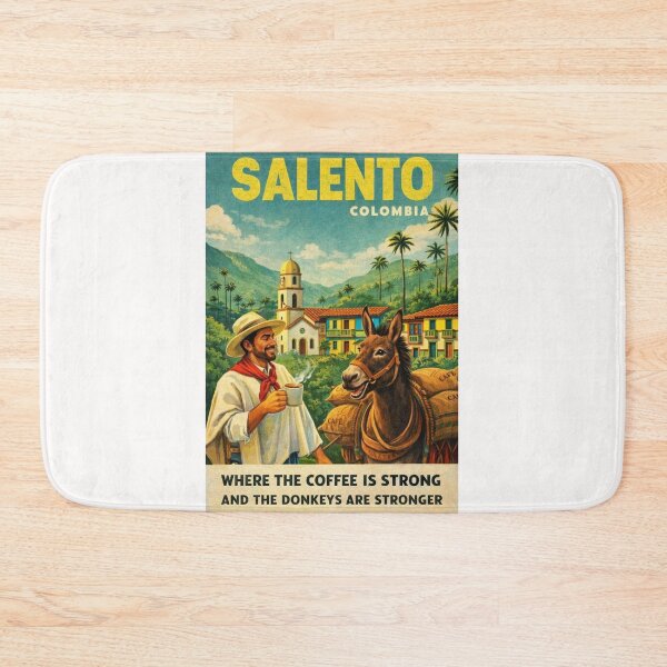 Item preview, Salento Colombia Quindío Coffee Region and Cocora Valley Landscape designed and sold by Places On Earth.