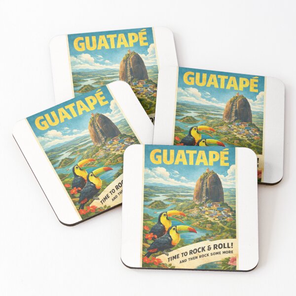 Item preview, Guatapé Colombia El Peñol Rock and Guatapé Reservoir Landscape designed and sold by Places On Earth.