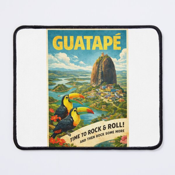 Item preview, Guatapé Colombia El Peñol Rock and Guatapé Reservoir Landscape designed and sold by Places On Earth.