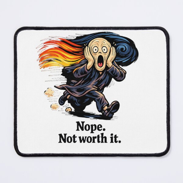 Item preview, The Scream Escapes London Traffic Comic Art designed and sold by Zippy Creation.