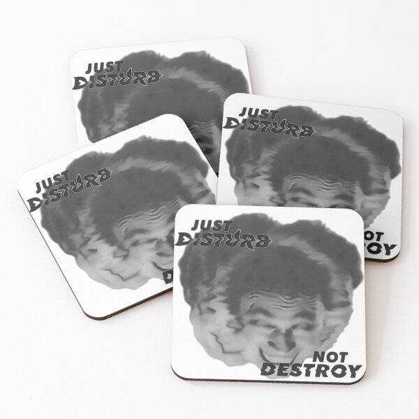 Item preview, Just Disturb Not Destroy Glitch Art designed and sold by Hydlaaksmndriss.