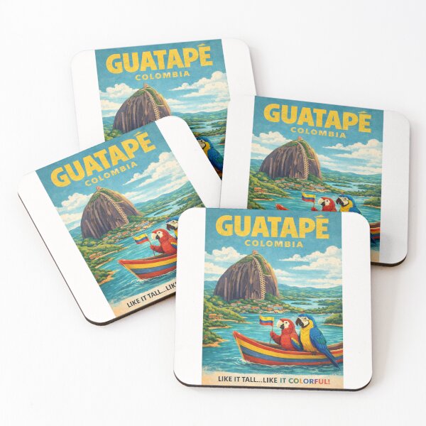 Item preview, Guatapé Colombia Piedra del Peñol and Antioquia Reservoir Islands designed and sold by Places On Earth.