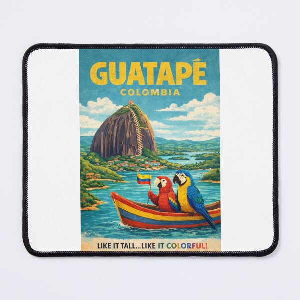 Item preview, Guatapé Colombia Piedra del Peñol and Antioquia Reservoir Islands designed and sold by Places On Earth.