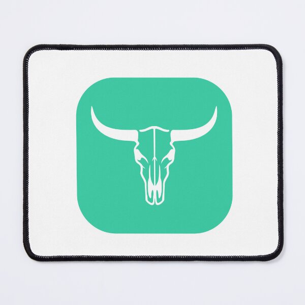 Item preview, Minimalist Longhorn Skull Sticker designed and sold by ElevatedGraphic.