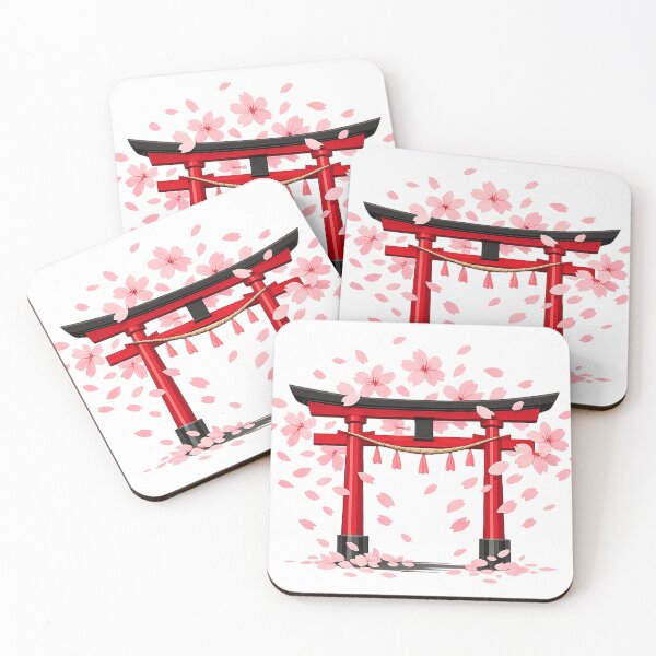 Artikelvorschau, Sakura Torii-Tor – Minimalistische japanische Frühlingskunst entworfen und verkauft von maaameee.