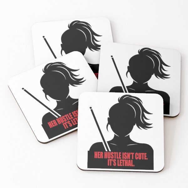 Item preview, woman pool player, her hustle  designed and sold by Crazyhuskychick.
