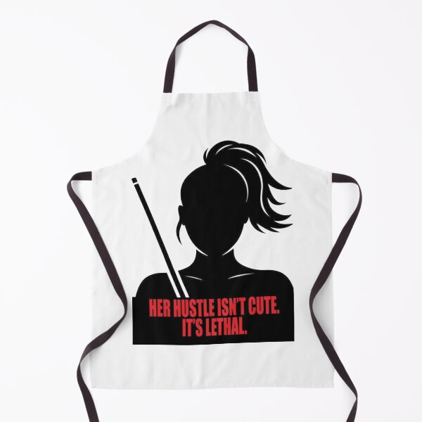 Item preview, woman pool player, her hustle  designed and sold by Crazyhuskychick.