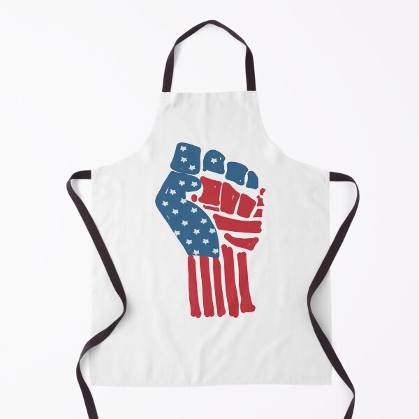 Item preview, US flag on a raised clenched fist designed and sold by vibeno1.