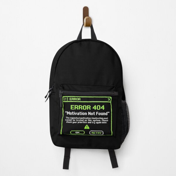 Item preview, Error 404 Motivation Not Found | Funny Programmer Tech designed and sold by Mysterious Shop.