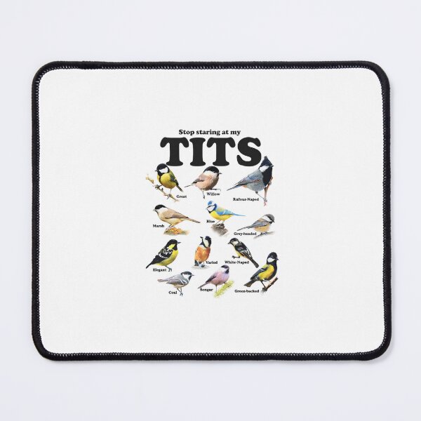 Item preview, Tit Birds Vintage 90s, Funny Retro Y2K Birdwatching Graphic, Animal Lover Nature Humor, Wildlife Meme Unisex Top designed and sold by TschandriaArt.