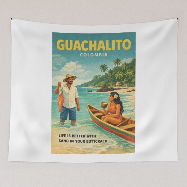 Item preview, Guachalito Coastline in Chocó Near Utria National Natural Park and Nuquí designed and sold by Aryabek.