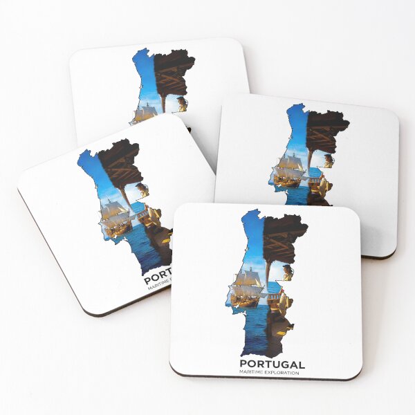 Item preview, Portugal Map Art - Age of Discovery & Maritime Exploration Design designed and sold by AbulailArt.