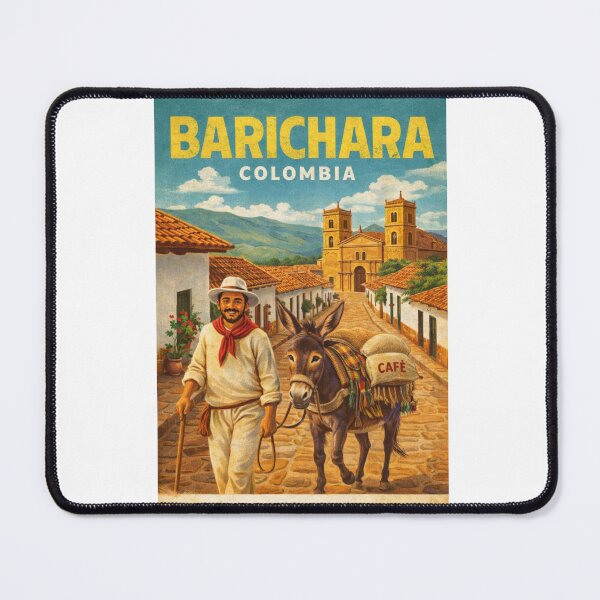 Item preview, Barichara Colonial Streets and Cathedral of Santander Near Chicamocha Canyon designed and sold by Aryabek.