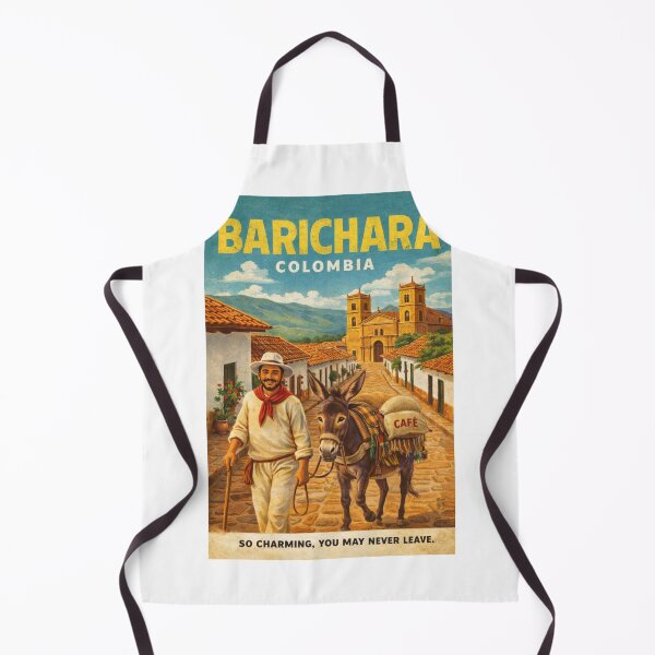 Item preview, Barichara Colonial Streets and Cathedral of Santander Near Chicamocha Canyon designed and sold by Aryabek.
