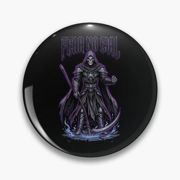 Item preview, Fear No Evil Guardian Grim Reaper Holding Scythe Firmly designed and sold by Tong4130.
