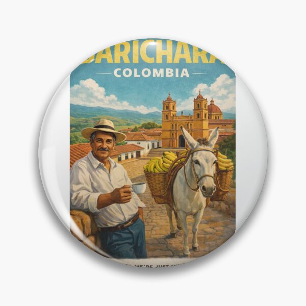 Item preview, Barichara Cathedral and Colonial Plaza in Santander Near Chicamocha Canyon designed and sold by Aryabek.