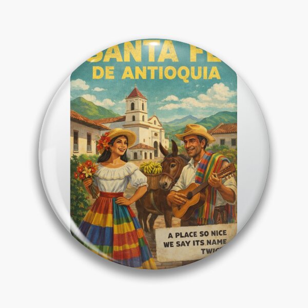 Item preview, Santa Fe de Antioquia Colonial Plaza and Puente de Occidente Near Medellín designed and sold by Aryabek.