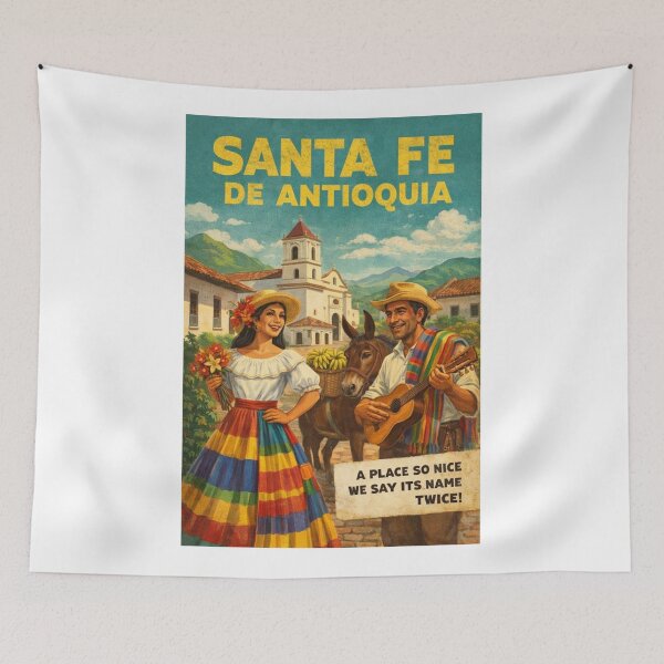 Item preview, Santa Fe de Antioquia Colonial Plaza and Puente de Occidente Near Medellín designed and sold by Aryabek.