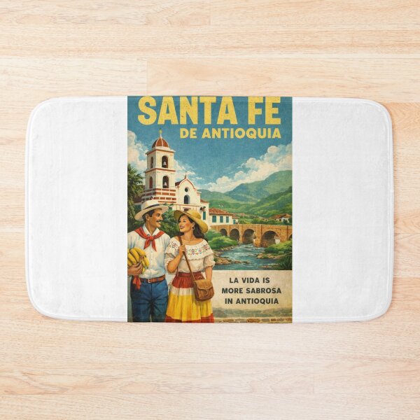 Item preview, Santa Fe de Antioquia Cathedral and Puente de Occidente Along the Cauca River designed and sold by Aryabek.