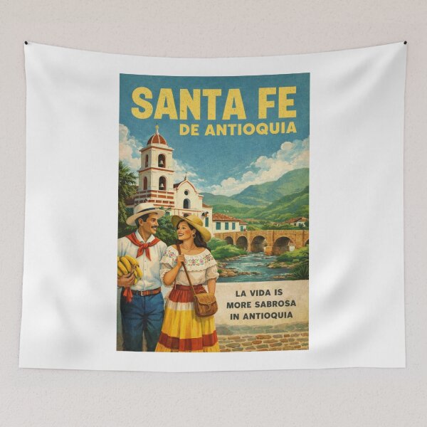 Item preview, Santa Fe de Antioquia Cathedral and Puente de Occidente Along the Cauca River designed and sold by Aryabek.