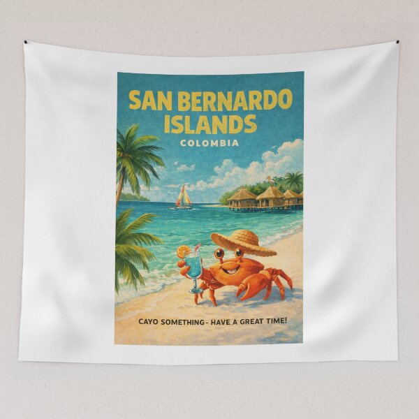 Item preview, San Bernardo Islands Caribbean Archipelago Near Cartagena Bolívar Colombia Coastal Paradise designed and sold by Aryabek.