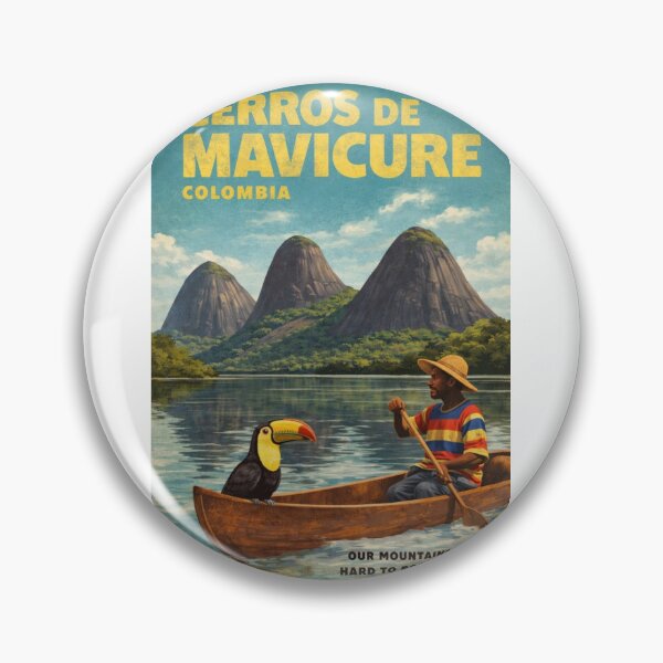 Item preview, Cerros de Mavecure Inírida River Landscape in Guainía Near Puinawai National Natural Reserve designed and sold by Aryabek.