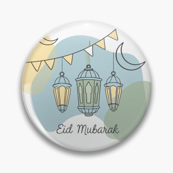 Item preview, Eid Mubarak Islamic Celebration– Muslim Holiday Greeting designed and sold by CustomTeeCraft.