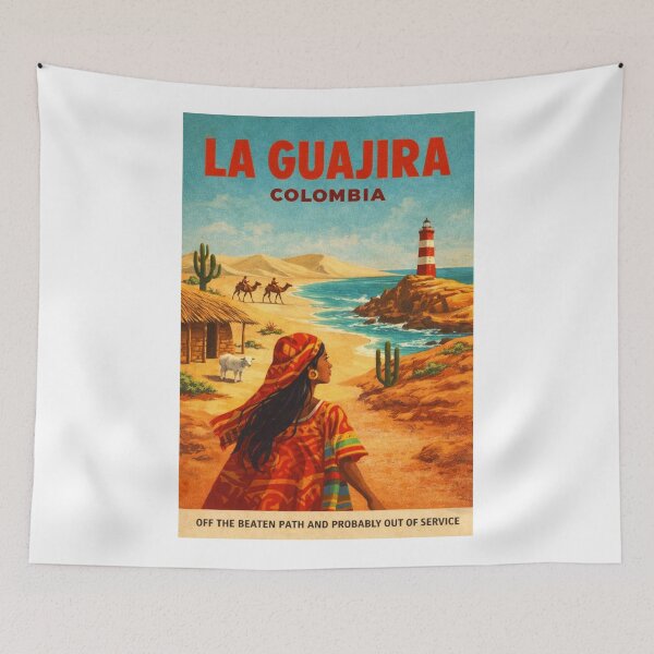 Item preview, La Guajira Peninsula Caribbean Desert Coast Between Cabo de la Vela and Punta Gallinas Colombia designed and sold by Aryabek.