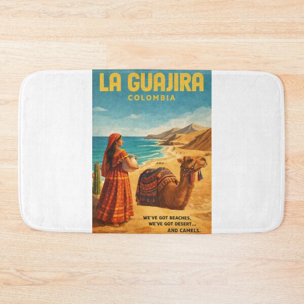 Item preview, La Guajira Peninsula Coastline from Cabo de la Vela to Punta Gallinas Northern Colombia designed and sold by Aryabek.