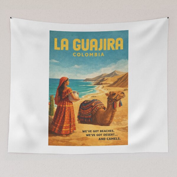 Item preview, La Guajira Peninsula Coastline from Cabo de la Vela to Punta Gallinas Northern Colombia designed and sold by Aryabek.