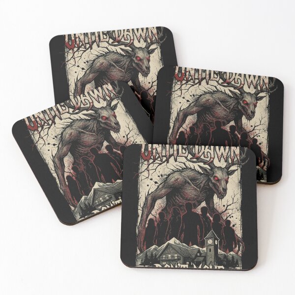Item preview, Until Dawn Wendigo Horror Portrait – Clawed Beast Snowy Lodge Night Art designed and sold by Senpaiwaves.