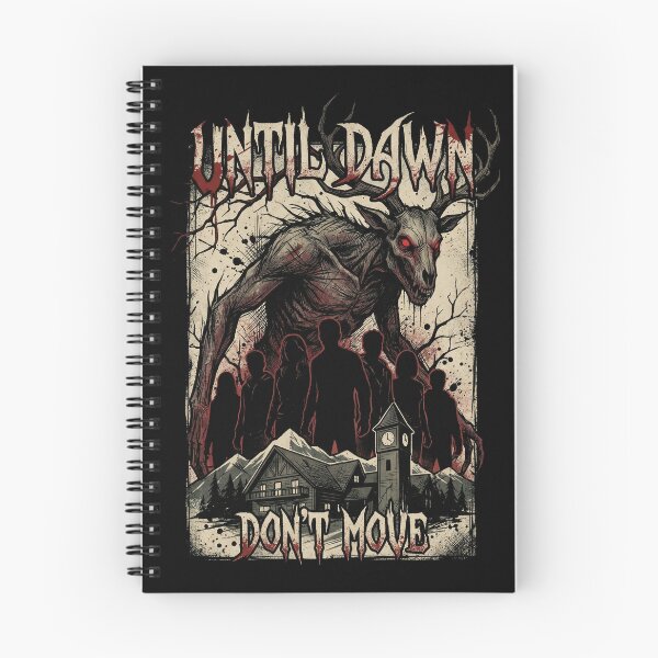 Item preview, Until Dawn Wendigo Horror Portrait – Clawed Beast Snowy Lodge Night Art designed and sold by Senpaiwaves.