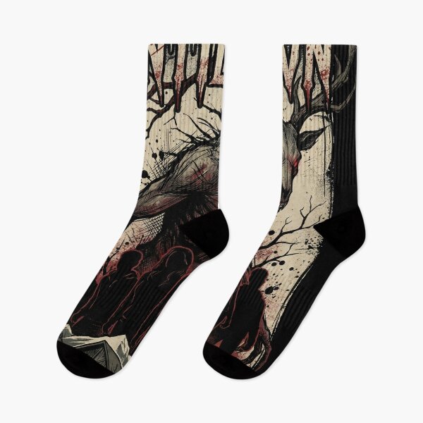 Item preview, Until Dawn Wendigo Horror Portrait – Clawed Beast Snowy Lodge Night Art designed and sold by Senpaiwaves.