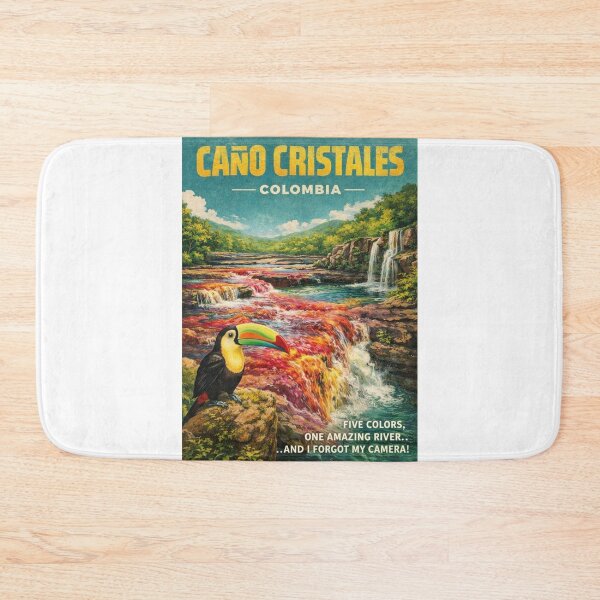 Item preview, Caño Cristales Serranía de la Macarena Rainbow River in Meta Colombia designed and sold by Aryabek.