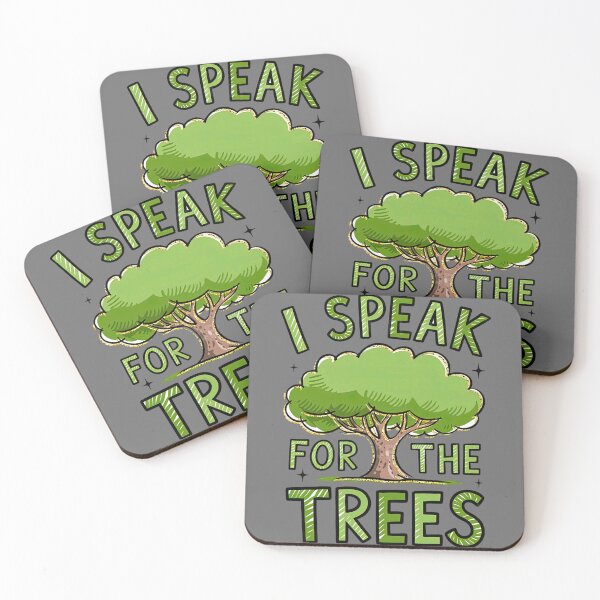 Item preview, I speak for the Trees Earth Day Save the Planet designed and sold by KristineLi.