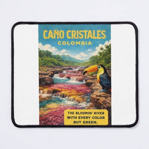 Item preview, Caño Cristales Serranía de la Macarena River Landscape in Meta Colombia designed and sold by Aryabek.