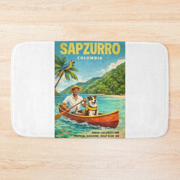 Item preview, Sapzurro Choco Caribbean Coastline Near Capurgana Colombia Tropical Gulf of Uraba designed and sold by Aryabek.