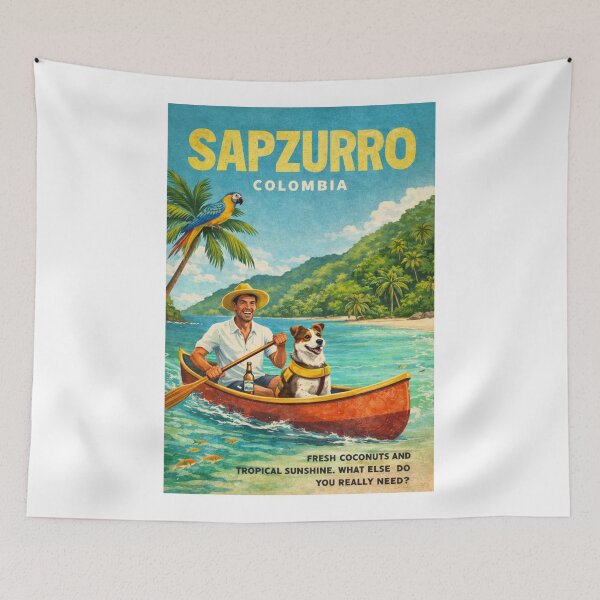 Item preview, Sapzurro Choco Caribbean Coastline Near Capurgana Colombia Tropical Gulf of Uraba designed and sold by Aryabek.
