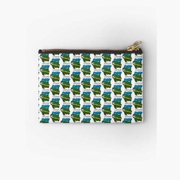 Item preview, Suriname Map Art - Amazon Rainforest Diversity & Tropical River Design designed and sold by AbulailArt.