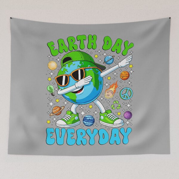 Item preview, Earth Day Everyday Funny Dabbing Earth Boys Kids Toddlers designed and sold by KathieFaugh.