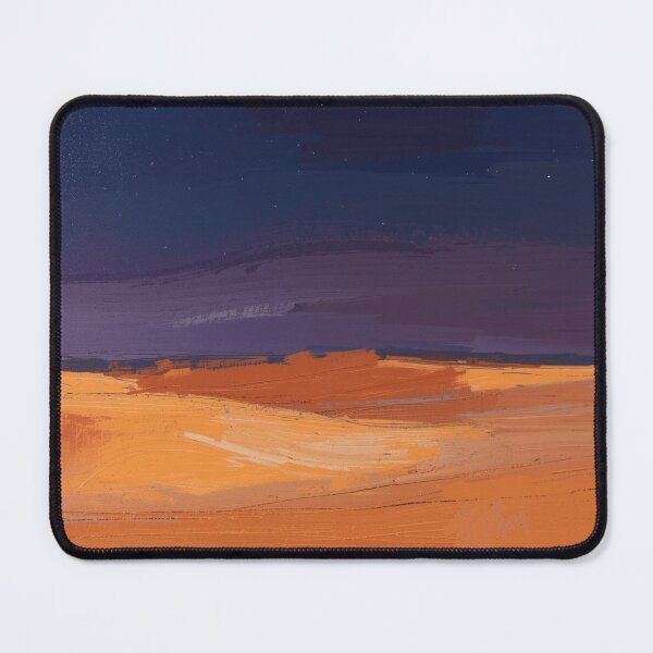 Item preview, Desert Soul – Expressive Abstract Landscape Painting, Warm Earth Tones Art Print" designed and sold by Mintalize.
